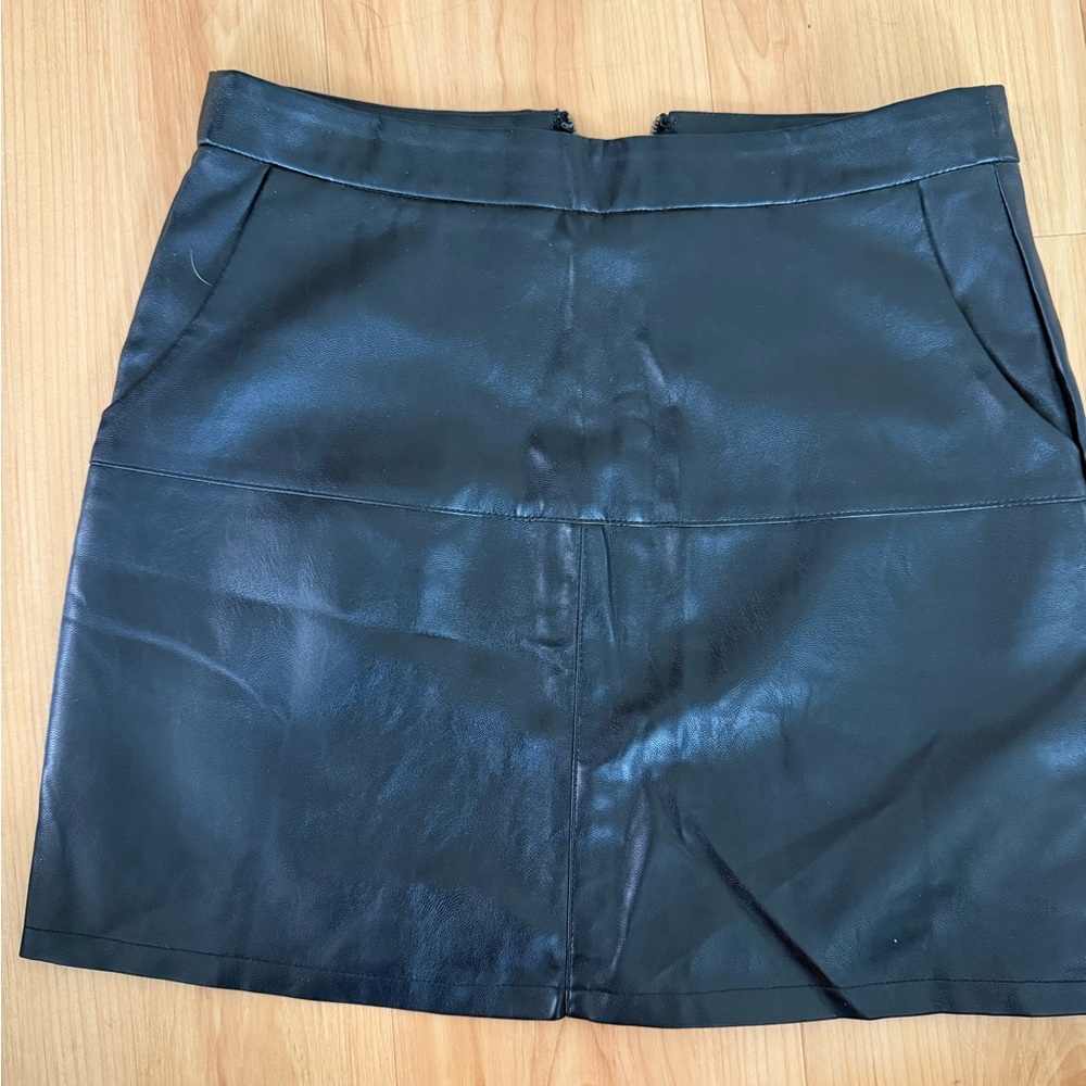 Black A-Line Mini Skirt for Cocktail